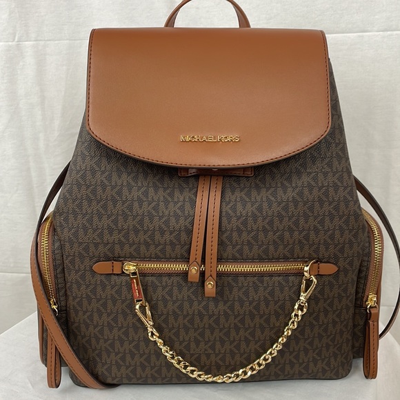 Brand new MICHAEL MICHAEL KORS Jet Set Large Logo Backpack - Picture 6 of 6